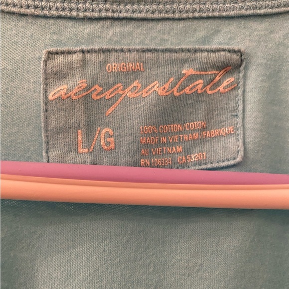 WOMEN’S LARGE LIGHT BLUE SHORT SLEEVE T-SHIRT WITH SCOOP NECK AND CAP SLEEVES - Picture 4 of 6